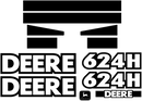 Deere 624H Decal Set