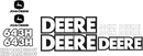 Deere 643H Decal Set