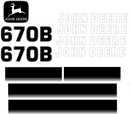 Deere 670B Decal Set