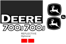 Deere 700J WT Decal Set
