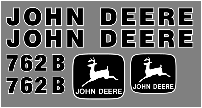 Deere 762B Decal Set