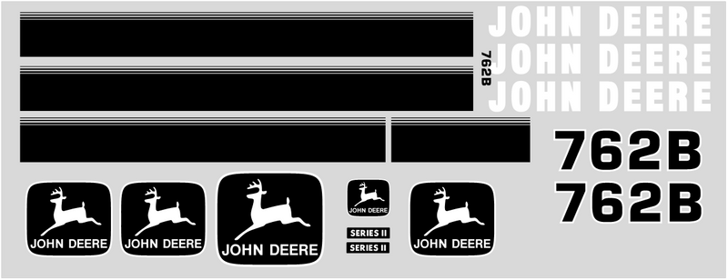 Deere 762B II Decal Set