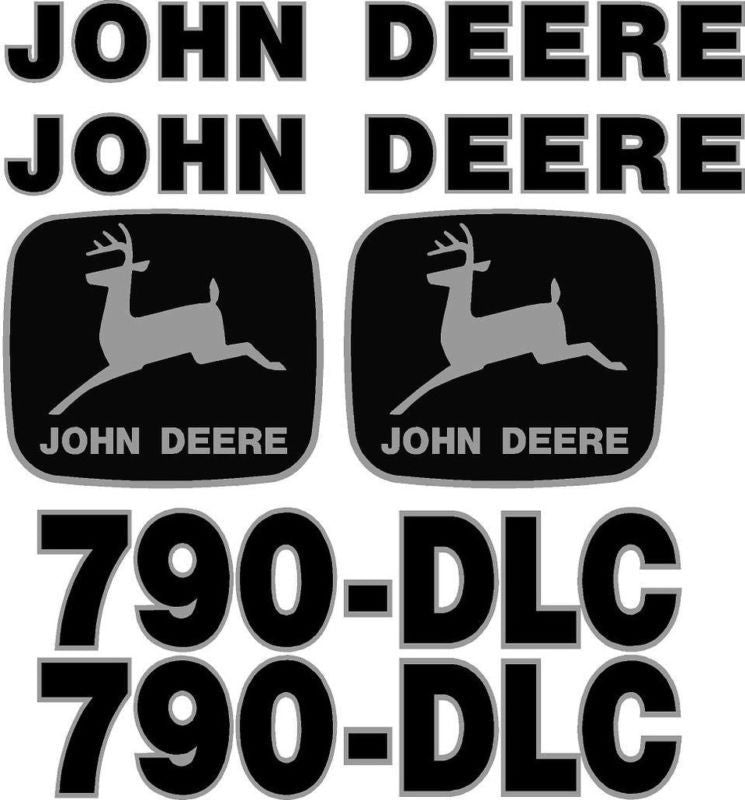 Deere 790D LC Decal Set