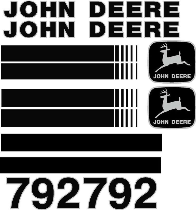Deere 792 Decal Set