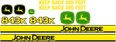 Deere 843K  Decal Set
