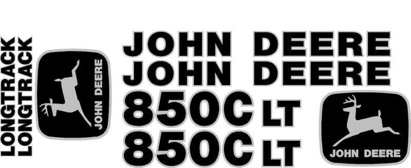 Deere 850C LT II Decal Set