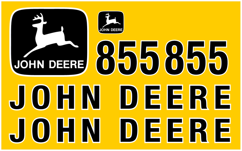 Deere 855 Decal Set