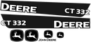 Deere CT332  Decal Set