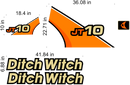 Ditch Witch JT10  Decal Set