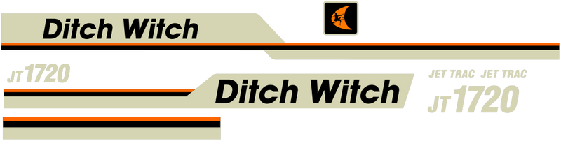Ditch Witch JT1720  Decal Set