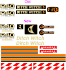 Ditch Witch R40  Decal Set