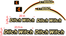 Ditch Witch XT850  Decal Set