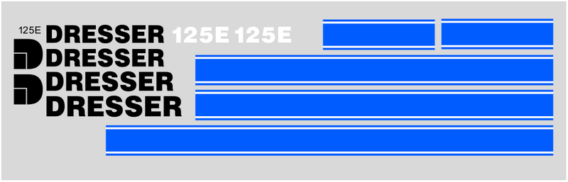 Dresser 125E  Decal Set