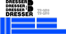 Dresser TD25G  Decal Set