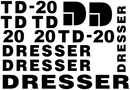 Dresser TD20  Decal Set