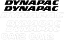 Dynapac CA12 Decal Set