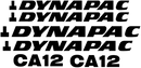 Dynapac CA12 Decal Set