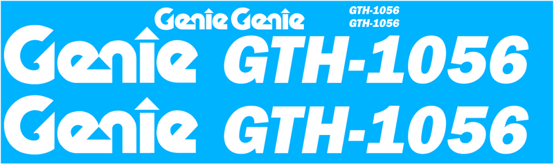 Genie GTH1056 Decal Set