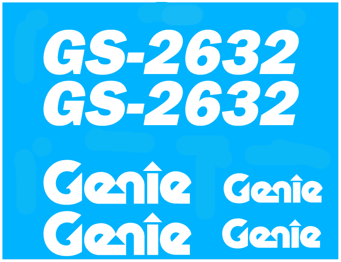 Genie GS-2632 Self-Propelled Scissor Lift, 26', 500lb. Capacity Genie GS-2632 Self-Propelled Scissor Lift, 26', 500lb. Capacity