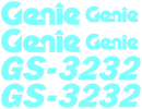 Genie GS3232 Decal Set