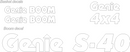 Genie S40 Decal Set