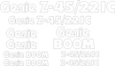 Genie Z45/22IC Decal Set