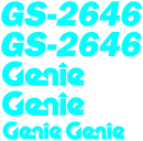 Genie GS2646 Decal Set