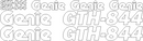 Genie GTH844 Decal Set