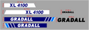 Gradall XL4100  Decal Set