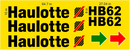 Haulotte HB62  Decal Set