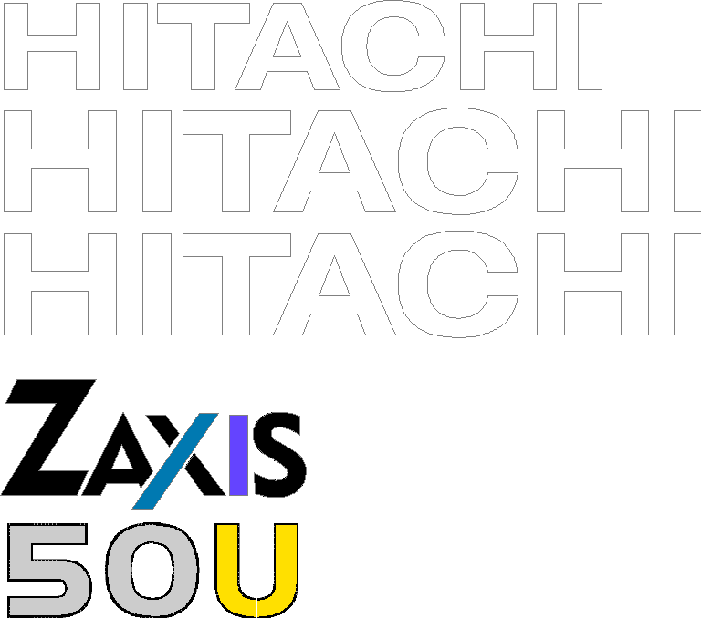 Hitachi ZX50U Decal Set
