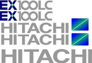 Hitachi EX100-3 Decal Set