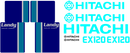Hitachi EX120-2 Decal Set