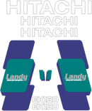 Hitachi EX120-3 Decal Set