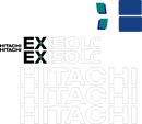 Hitachi EX150 LC-5 Decal Set