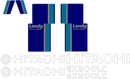 Hitachi EX200 LC-2 Decal Set