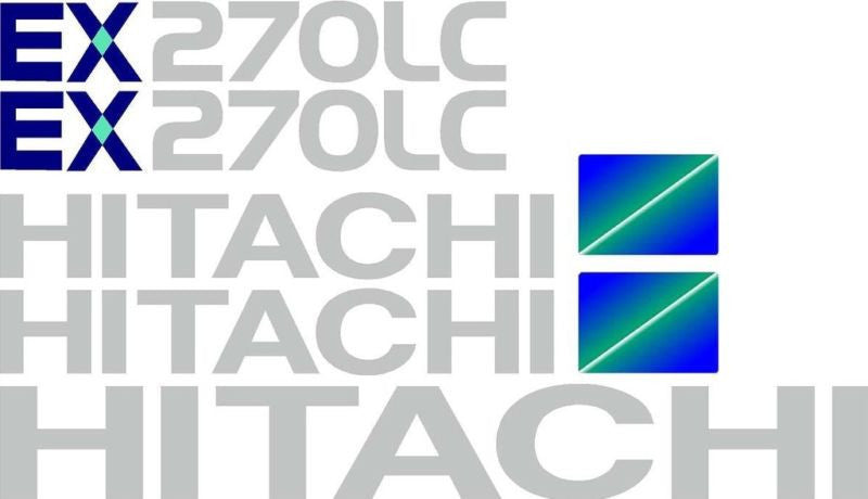 Hitachi EX270 LC-5 Decal Set