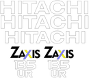 Hitachi ZX135US Decal Set