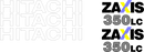 Hitachi ZX350 LC-3 Decal Set