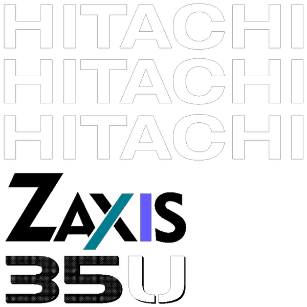Hitachi ZX35U-2 Decal Set