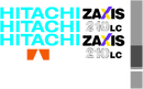 Hitachi ZX210 LC-3 Decal Set