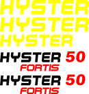Hyster H50FT Decal Set