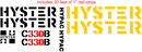 Hyster C330B Decal Set