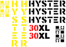 Hyster E30XL Decal Set