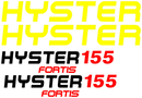 Hyster H155FT Decal Set