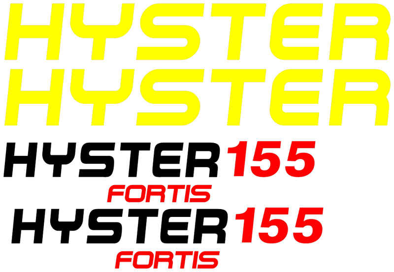 Hyster H155FT Decal Set
