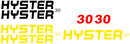 Hyster H30XM Decal Set