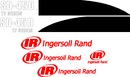 Ingersoll Rand SD45D Decal Set