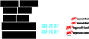Ingersoll Rand DD70HF Decal Set