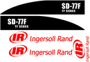 Ingersoll Rand SD77F Decal Set